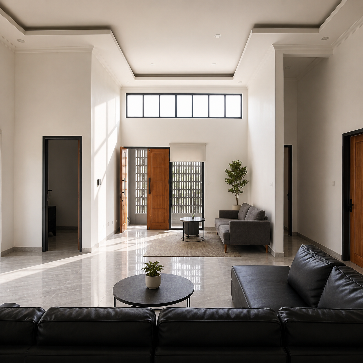 Plafon Up Ceiling dan Drop Ceiling